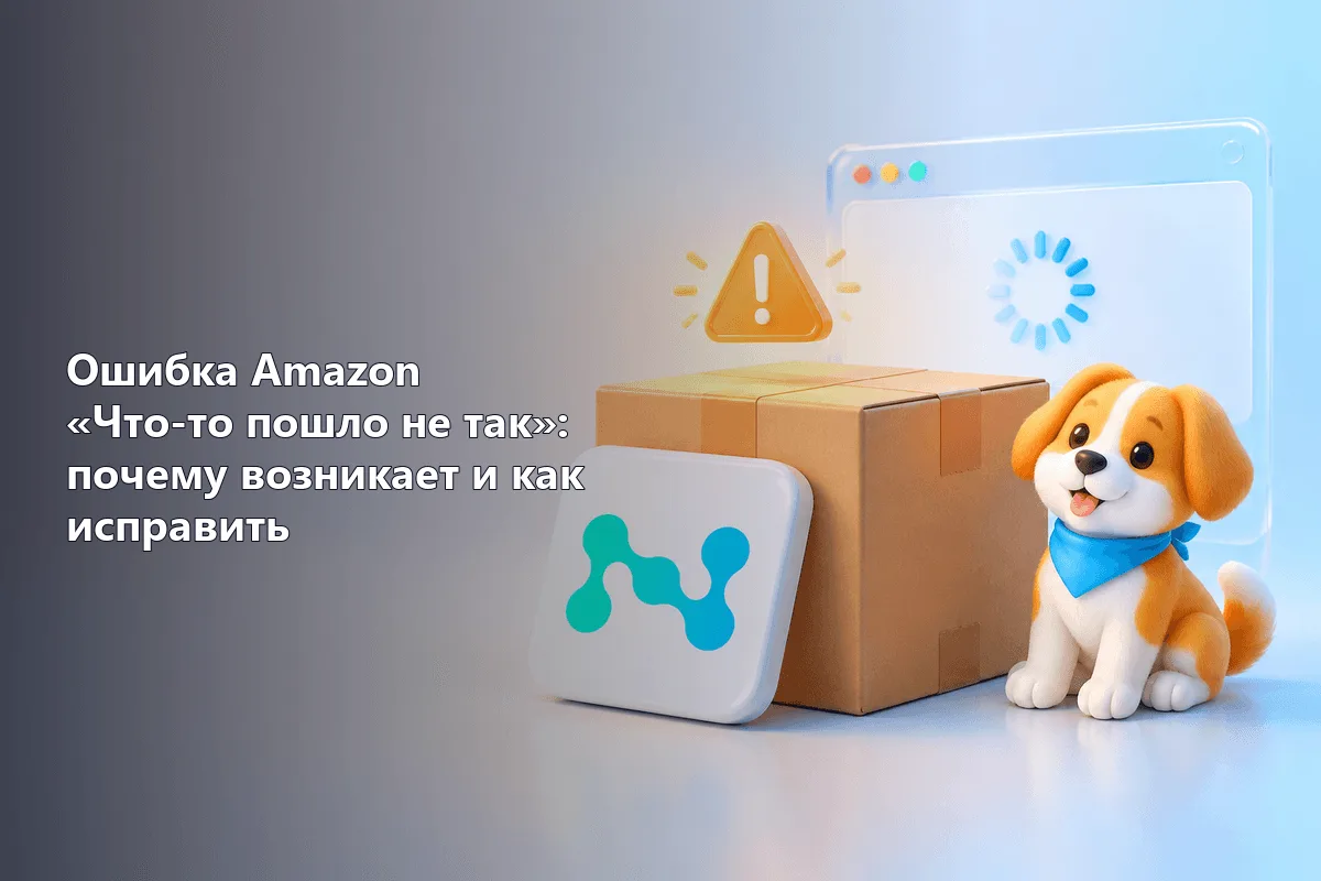 Ошибка Amazon «Что-то пошло не так»: почему возникает и как исправить
