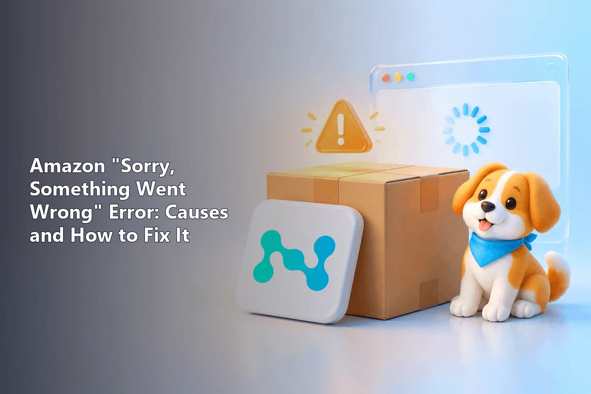 Amazon "Sorry, Something Went Wrong" Error: Causes and How to Fix It