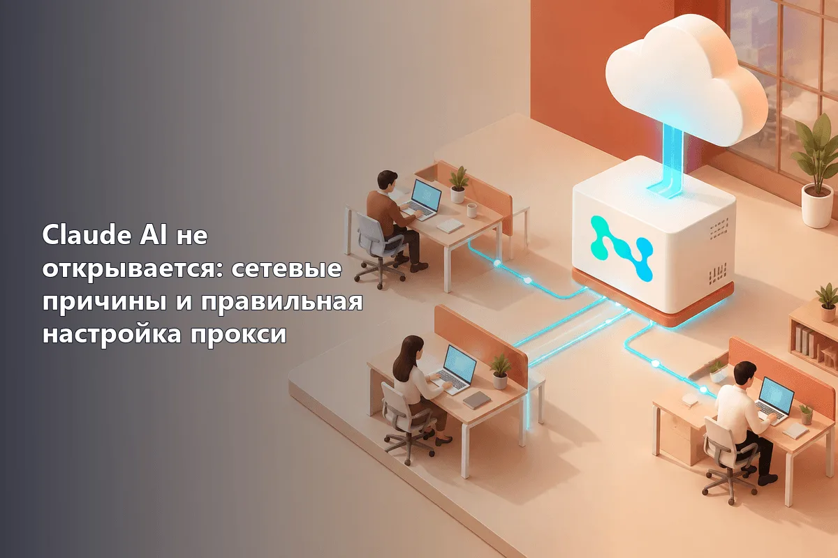 Claude AI не открывается: сетевые причины и правильная настройка прокси