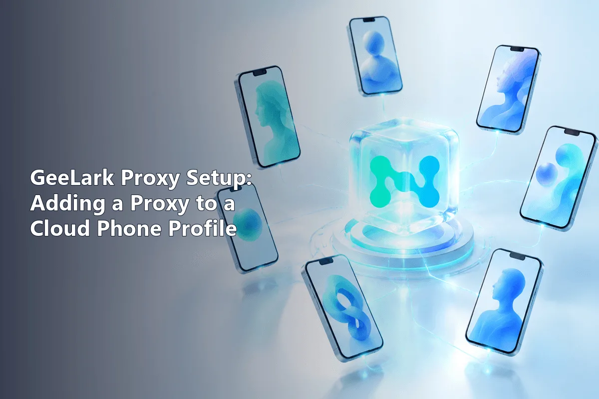 GeeLark Proxy Setup: Adding a Proxy to a Cloud Phone Profile