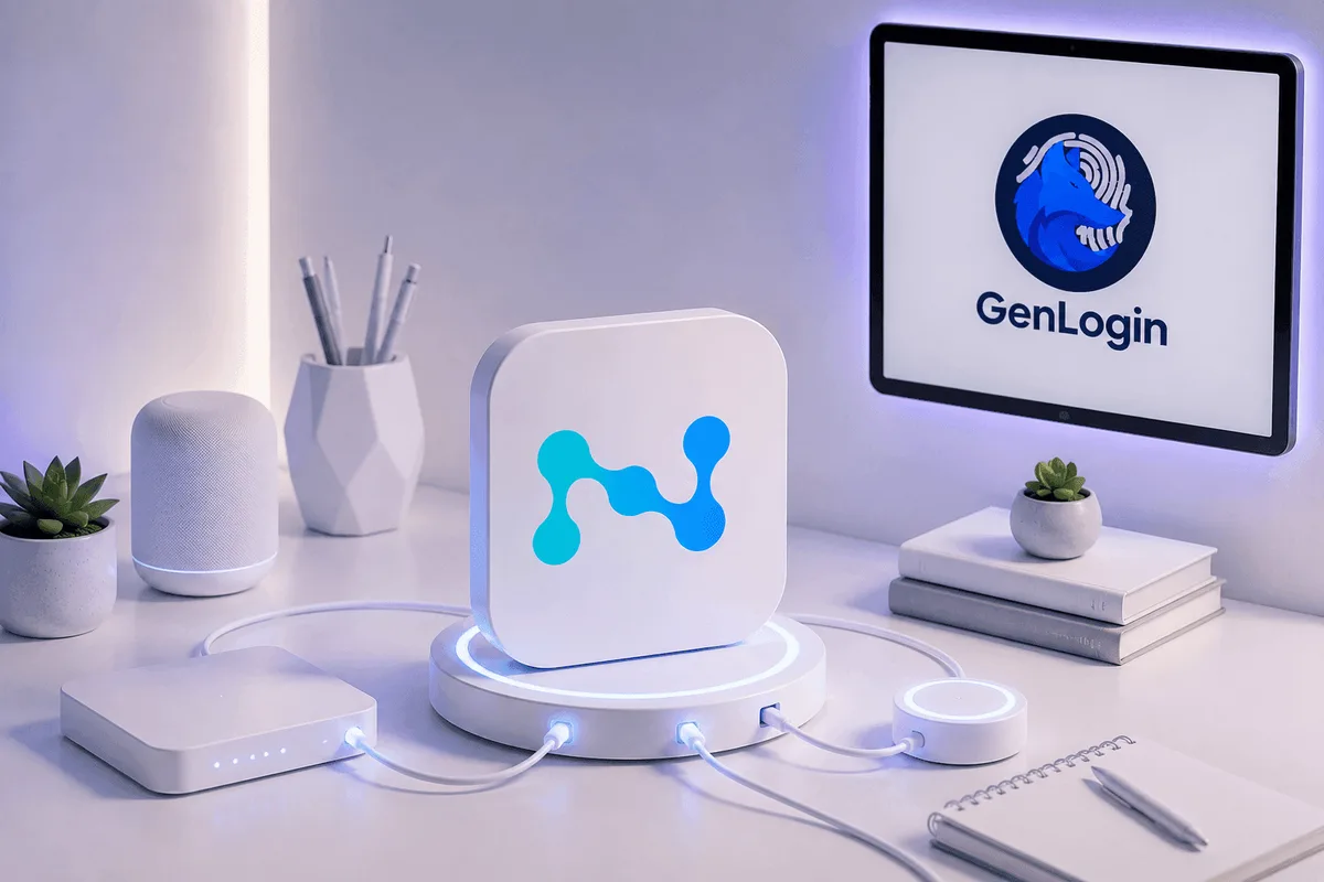 Интерфейс Genlogin с окном создания профиля и настройками прокси