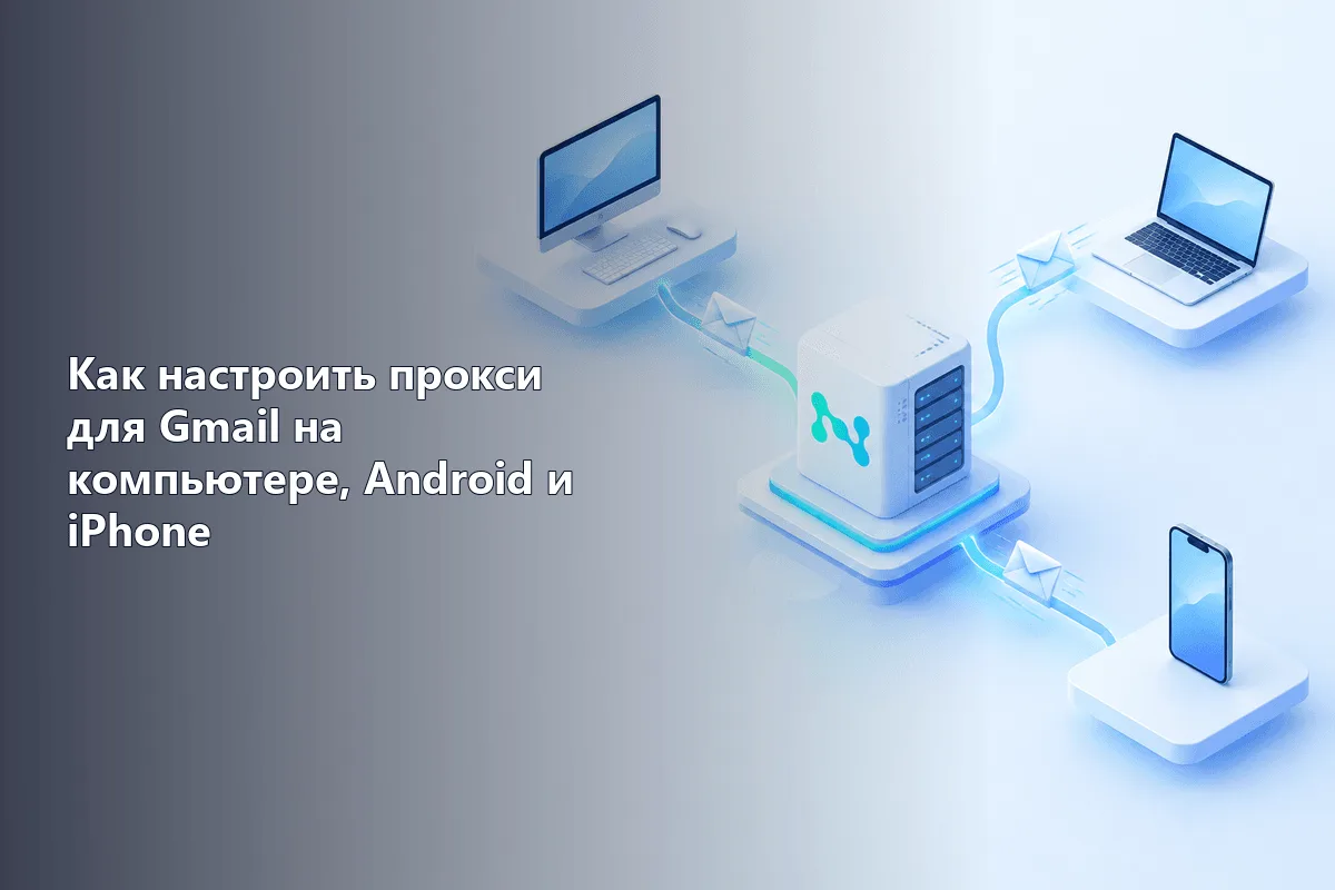 Как настроить прокси для Gmail на компьютере, Android и iPhone