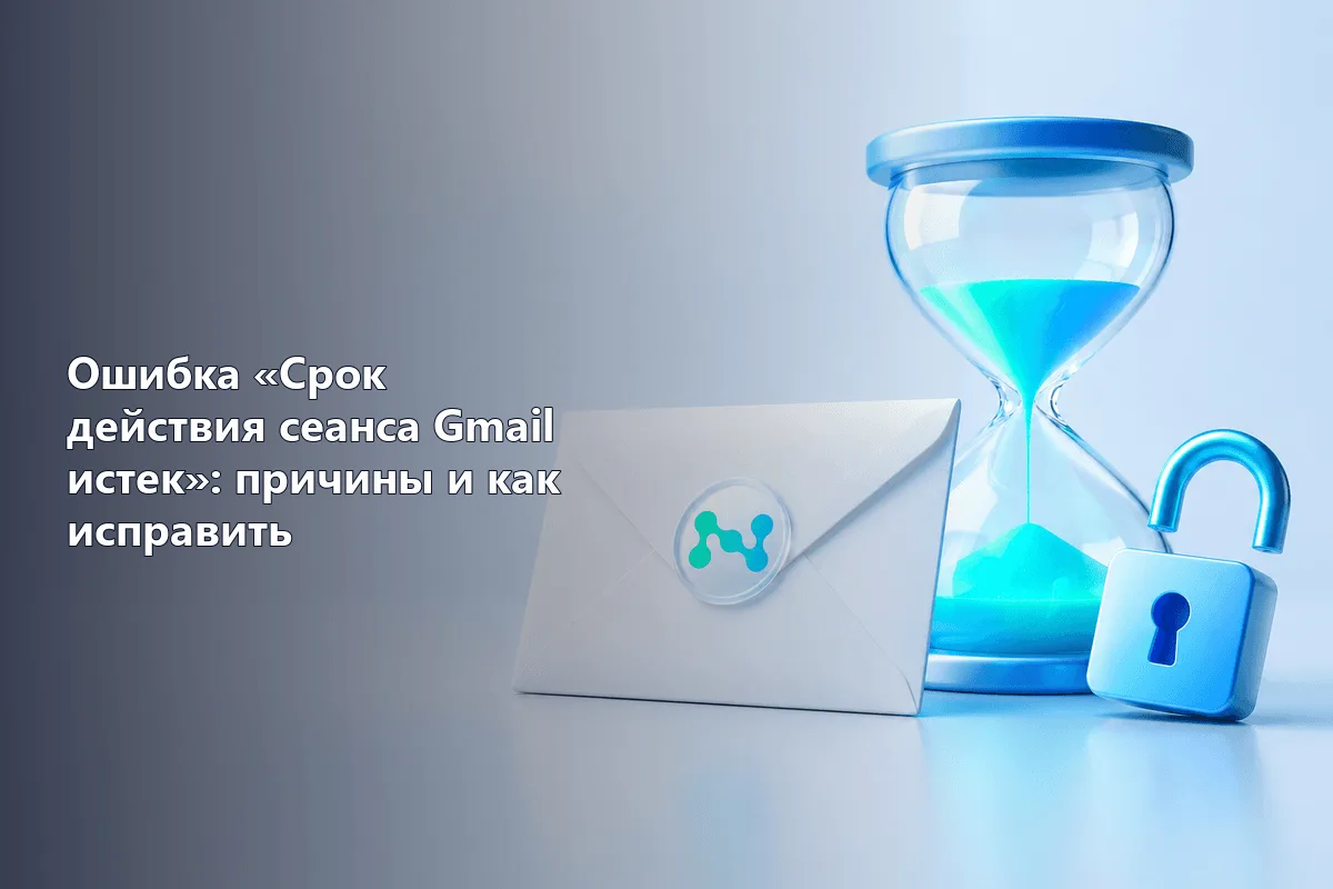 Ошибка «Срок действия сеанса Gmail истек»: причины и как исправить