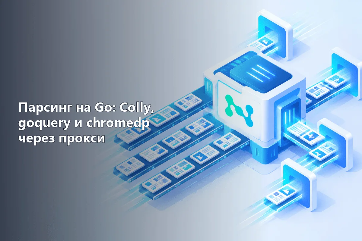 Парсинг на Go: Colly, goquery и chromedp через прокси