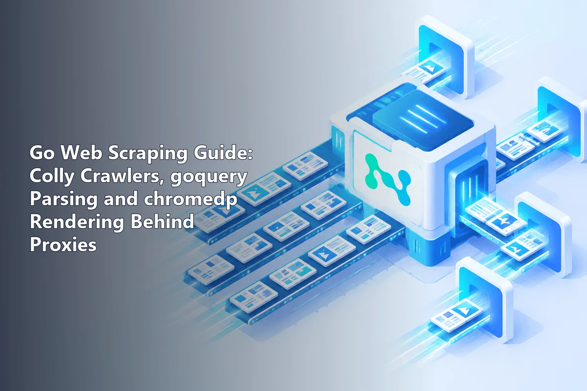 Go Web Scraping Guide: Colly Crawlers, goquery Parsing and chromedp Rendering Behind Proxies