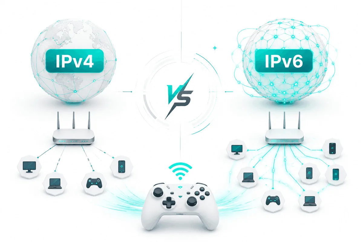 IPv4 или IPv6 в играх: сравнение протоколов