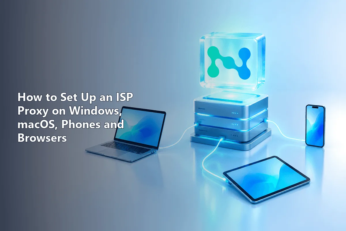 How to Set Up an ISP Proxy on Windows, macOS, Phones and Browsers