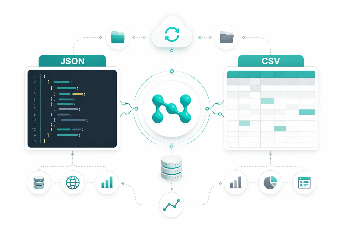 JSON и CSV: в чём разница и какой формат данных выбрать