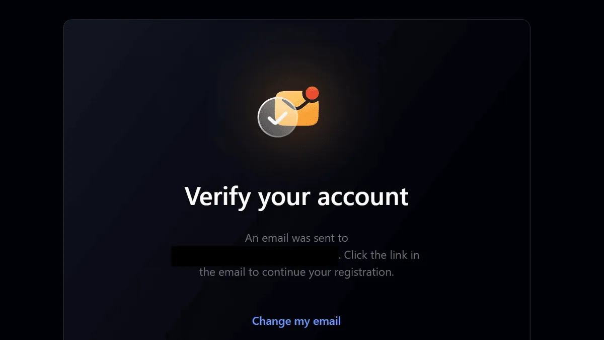 Email confirmation step during Lauth Browser registration