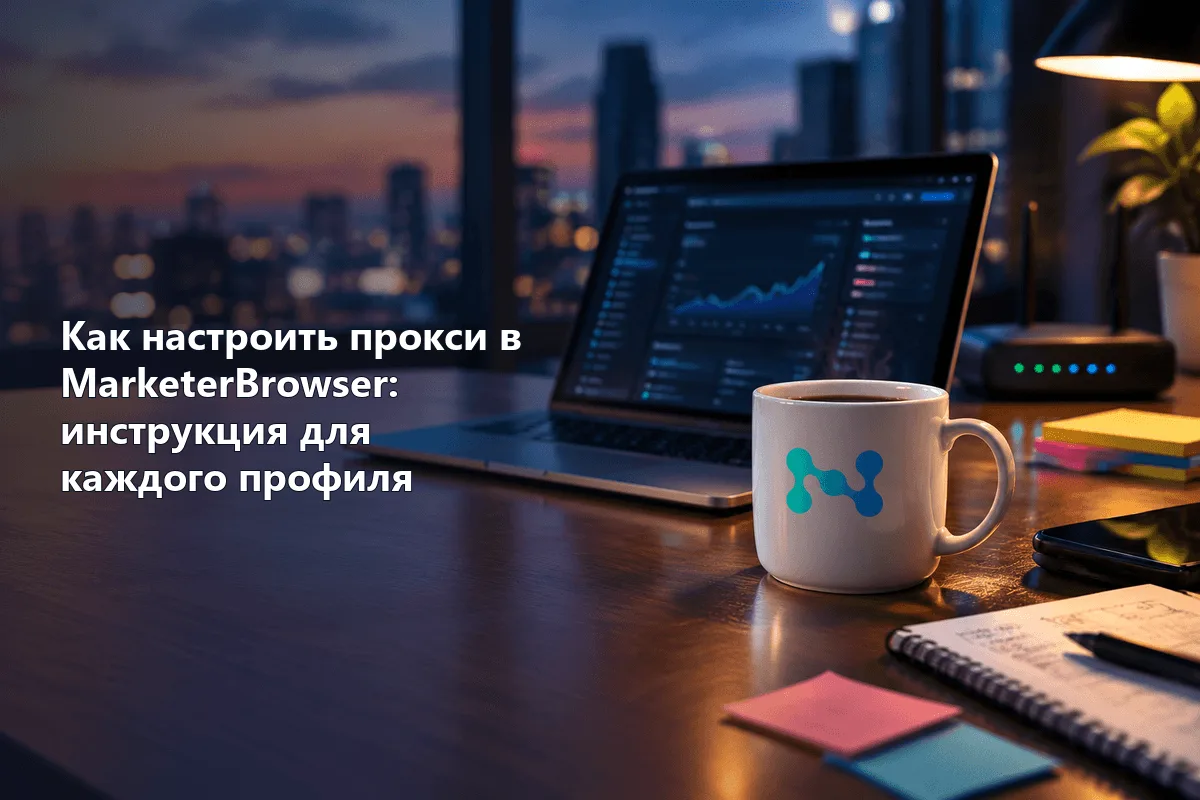 Как настроить прокси в MarketerBrowser: инструкция для каждого профиля