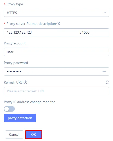 New browser profile in the MoreLogin profile list after saving