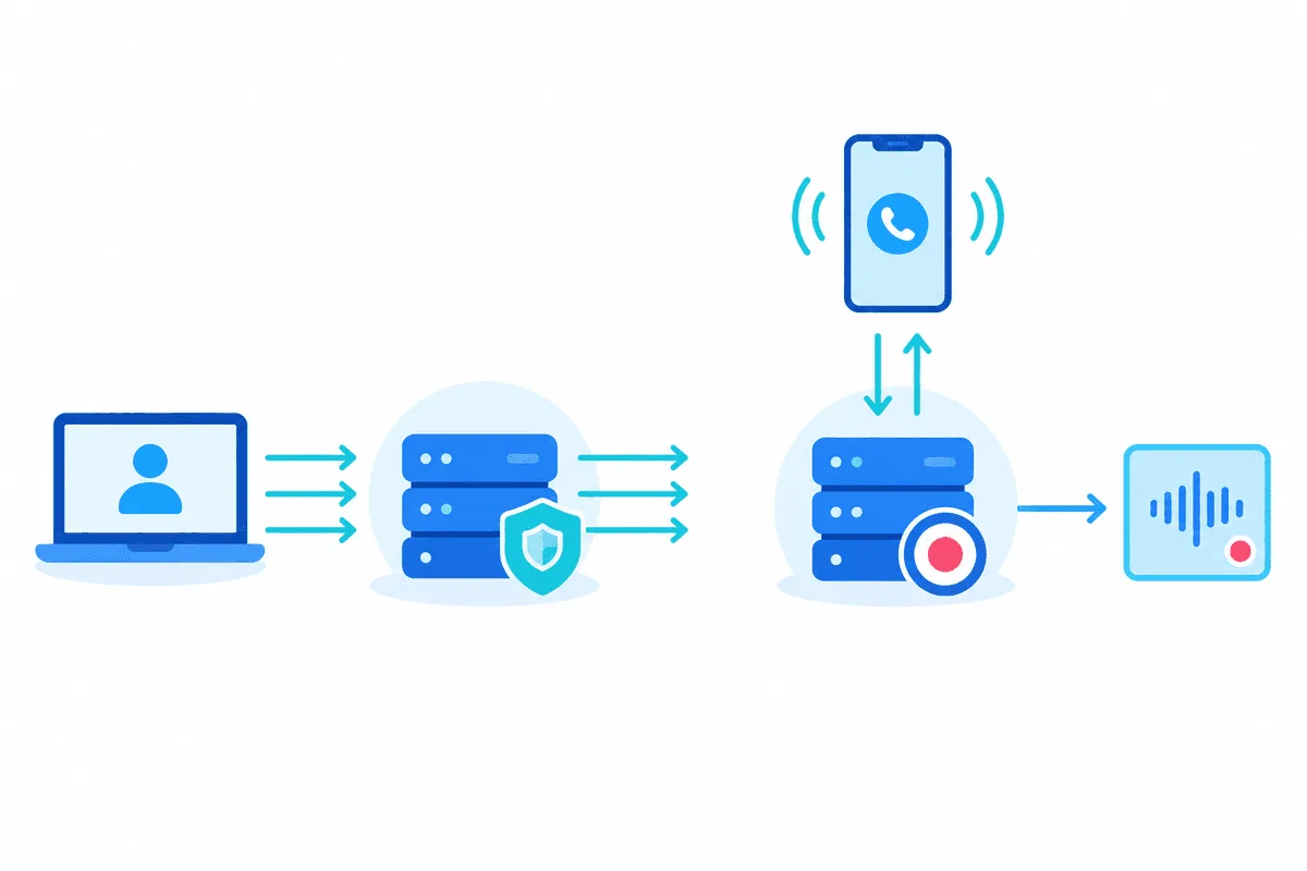 Sending proxy versus capture proxy