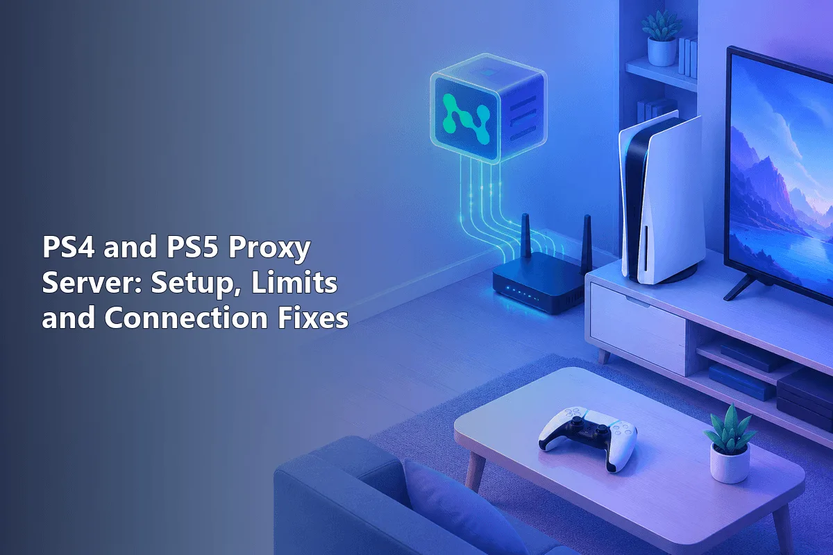 PS4 and PS5 Proxy Server: Setup, Limits and Connection Fixes