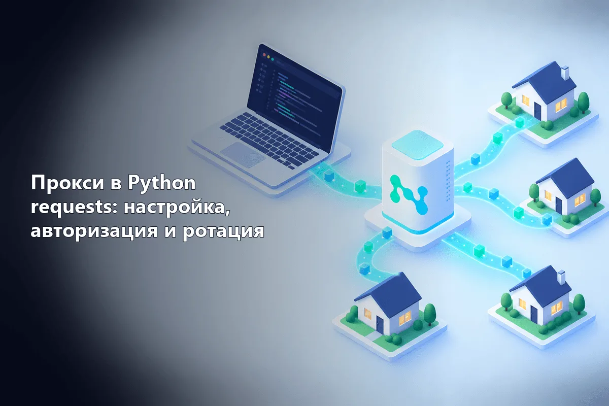 Прокси в Python requests: настройка, авторизация и ротация
