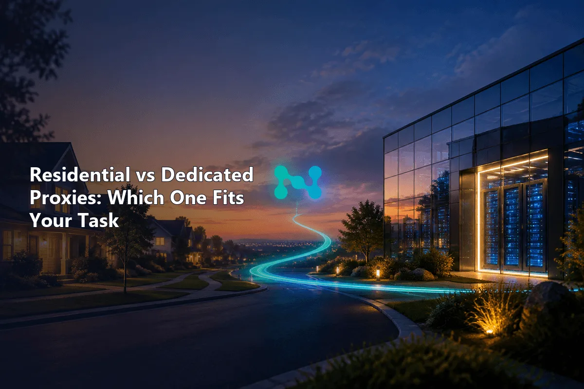 Residential vs Dedicated Proxies: Which One Fits Your Task