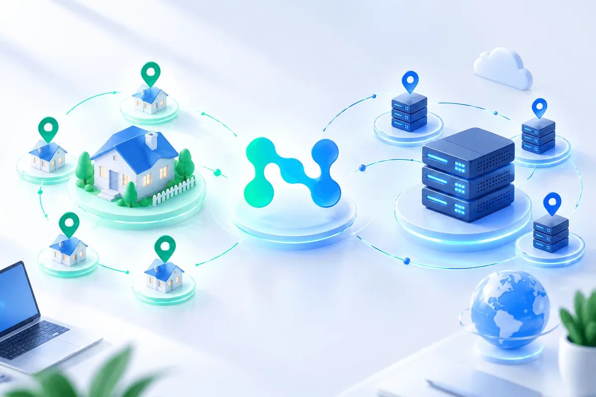 Резидентские и серверные прокси для разных рабочих задач / Residential and datacenter proxies for different work tasks