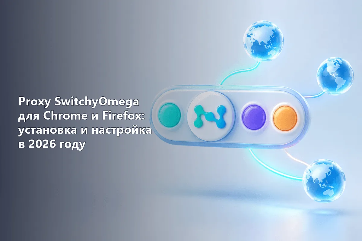 Proxy SwitchyOmega для Chrome и Firefox: установка и настройка в 2026 году
