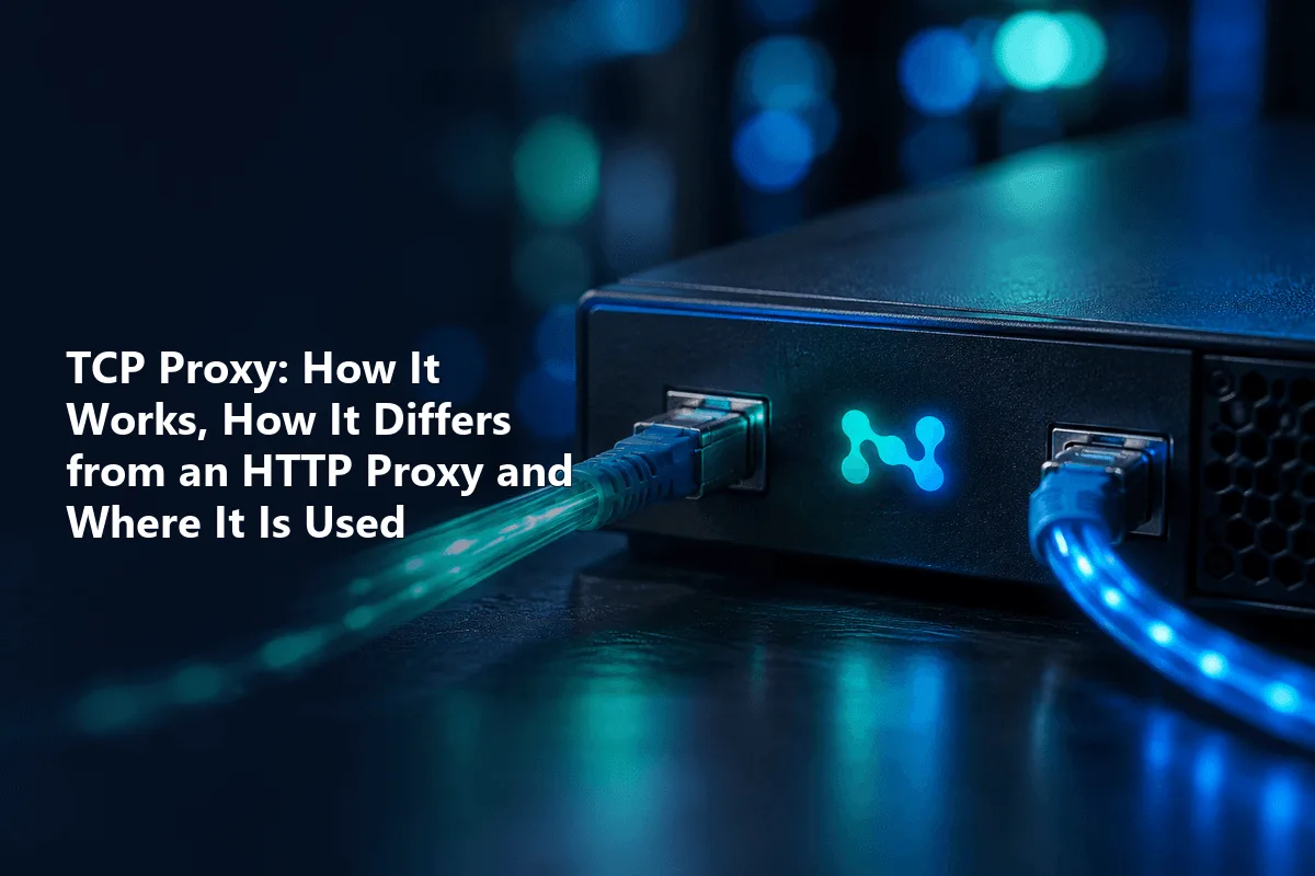 TCP Proxy: How It Works, How It Differs from an HTTP Proxy and Where It Is Used