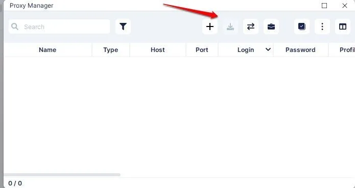 Proxy Manager в Undetectable с функцией массового импорта списка прокси / Proxy Manager in Undetectable with the bulk proxy import feature