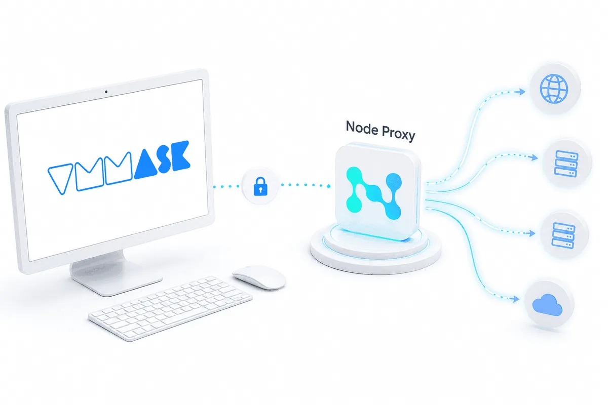 Как настроить резидентский прокси в VMMask