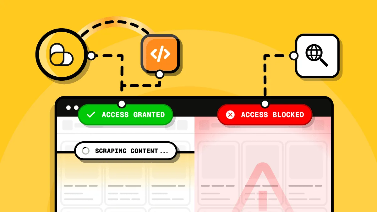 Website access blocked during web scraping