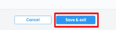 X-Browser profile window with the settings completed and the Save and Exit button
