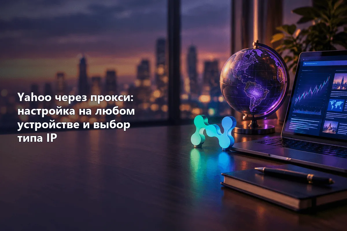 Yahoo через прокси: настройка на любом устройстве и выбор типа IP