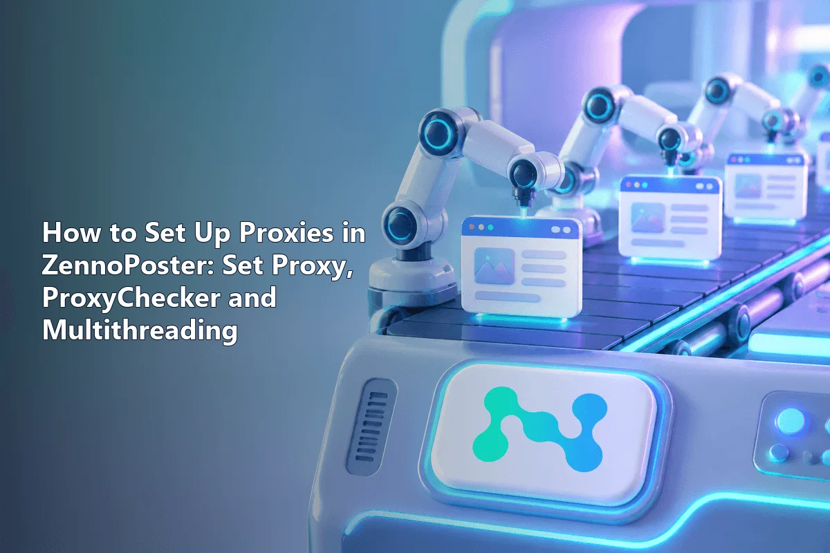 How to Set Up Proxies in ZennoPoster: Set Proxy, ProxyChecker and Multithreading